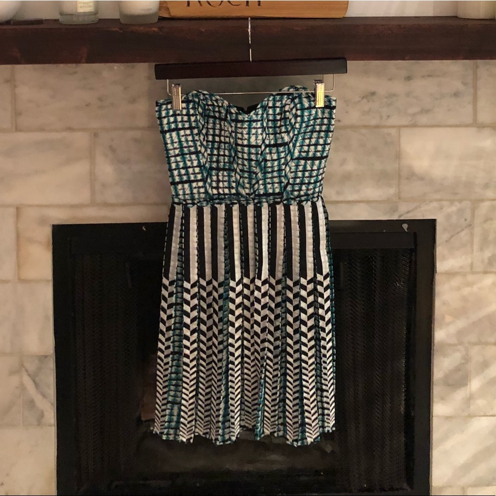 Parker strapless bustier dress XS
